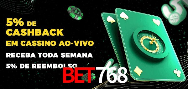 Promoções do cassino ao Vivo Bet768